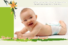 Baby & Kids photo templates Lovely Angel
